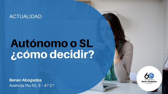 Continuar como autónomo o constituir una sociedad limitada