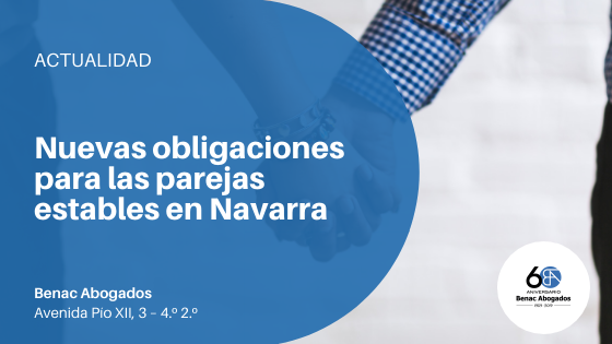 Nuevas obligaciones para las parejas estables en Navarra