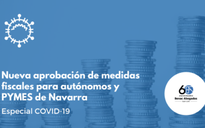 Autónomos y PYMES. Nueva aprobación de medidas fiscales