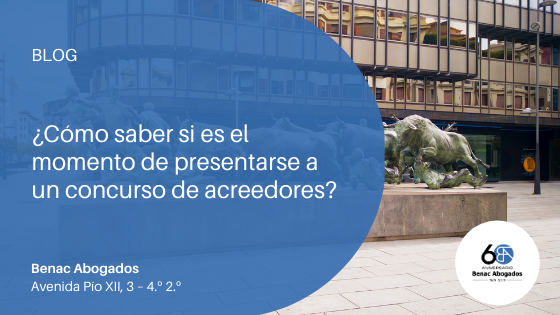 ¿Cómo saber si es el momento de presentarse a un concurso de acreedores?