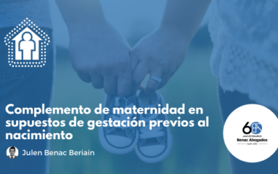 Complemento de maternidad en supuestos de gestación previos al nacimiento