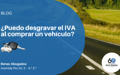 ¿Puedo desgravar el IVA al comprar un vehículo?