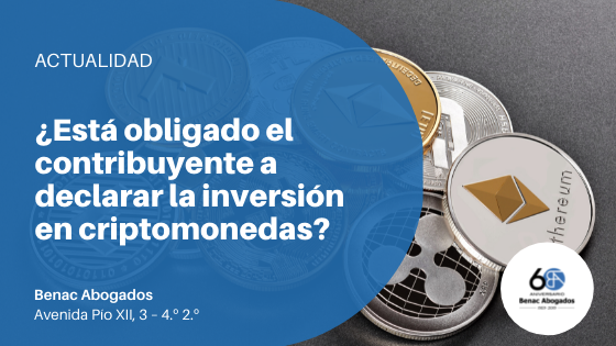 Criptomonedas y el Modelo 720: ¿existe obligación de declararlas?